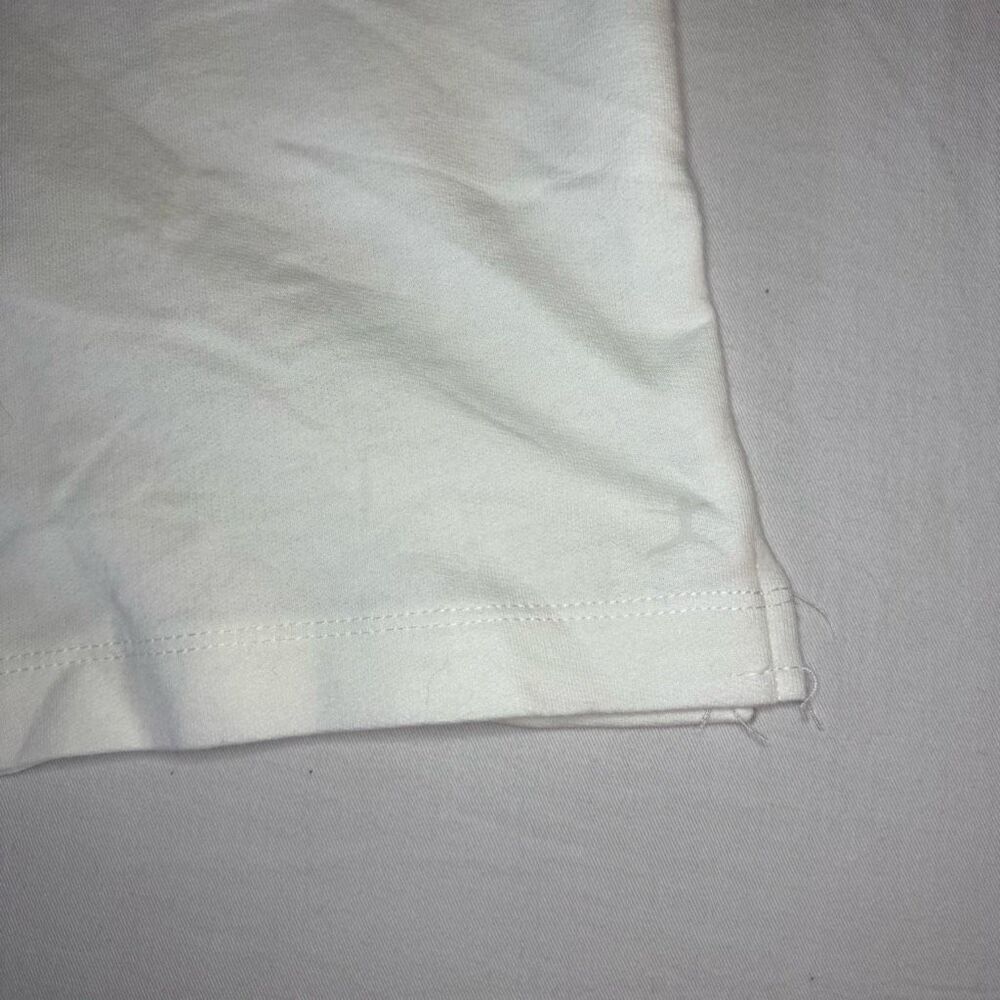 Danskin Shorts Women’s Medium White Knit | Elastic Waist Drawstring Pockets - Picture 6 of 9